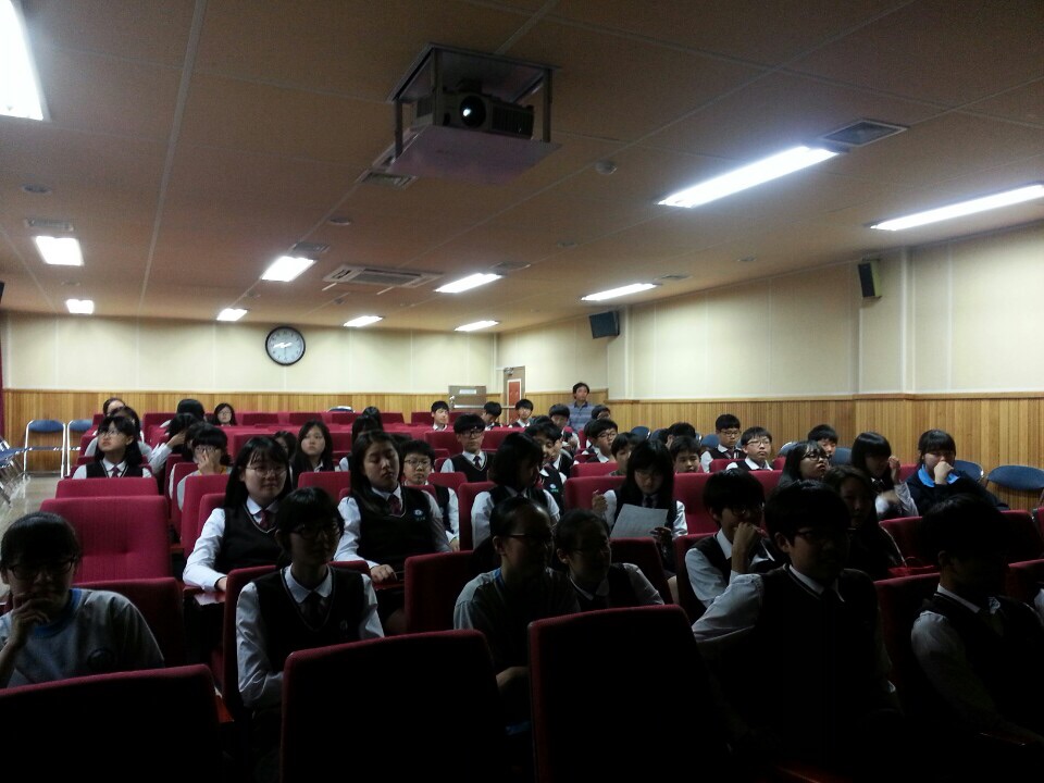 구영중 청소년리더연수 장면