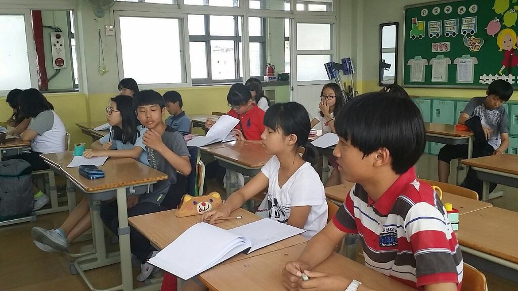 옥성초 청소년 리더연수 장면