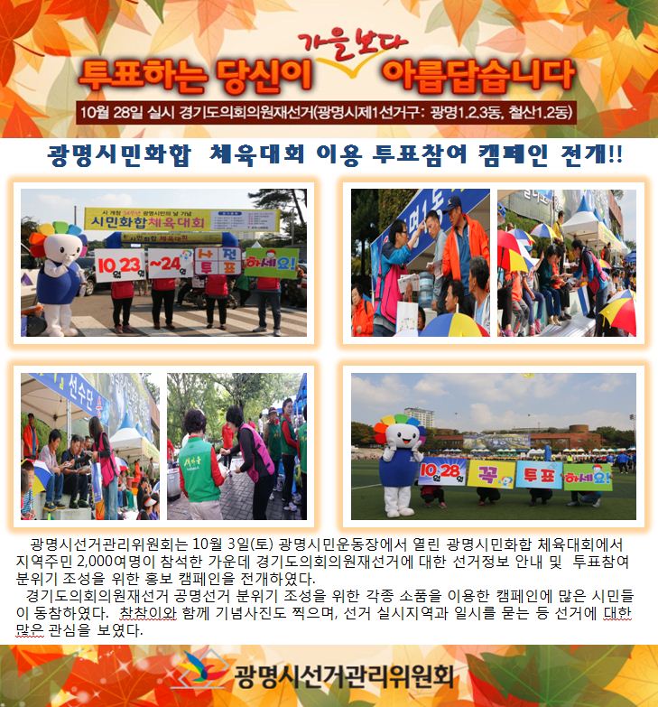 광명시민화합 체육대회