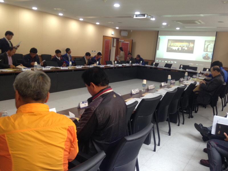 1. 일  시 : 2015. 10. 22. 10:20 (이장회의 시작 전)