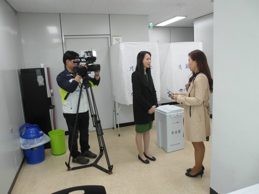 NEC TV 촬영 사진