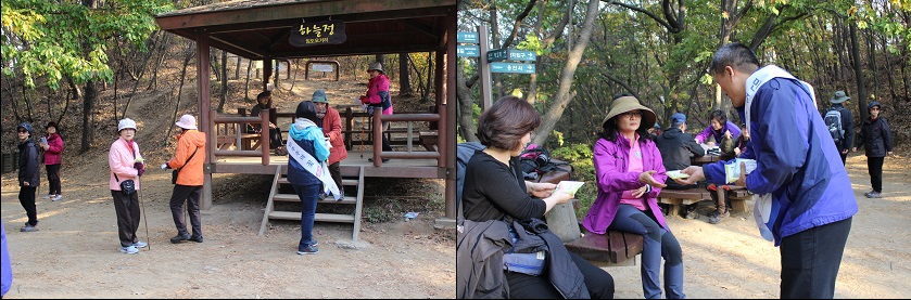 군포시선거관리위원회는 2015. 11. 6.(금) 임도오거리에서 주권의식 함양 캠페인을 실시하였습니다. 자세한 이미지 설명은 본문의 내용을 참고하시기 바랍니다.