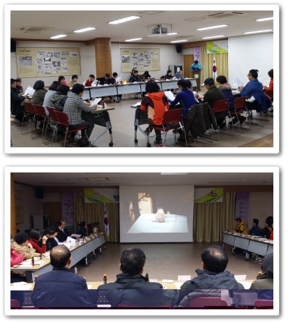 수원시팔달구선거관리위원회는 2015. 11. 25.(수) 제20대국회의원선거와 관련하여 통장을 대상으로 공직선거법 강의 및 홍보동영상 상영을 실시하였다. 자세한 이미지 설명은 본문의 내용을 참고하시기 바랍니다.