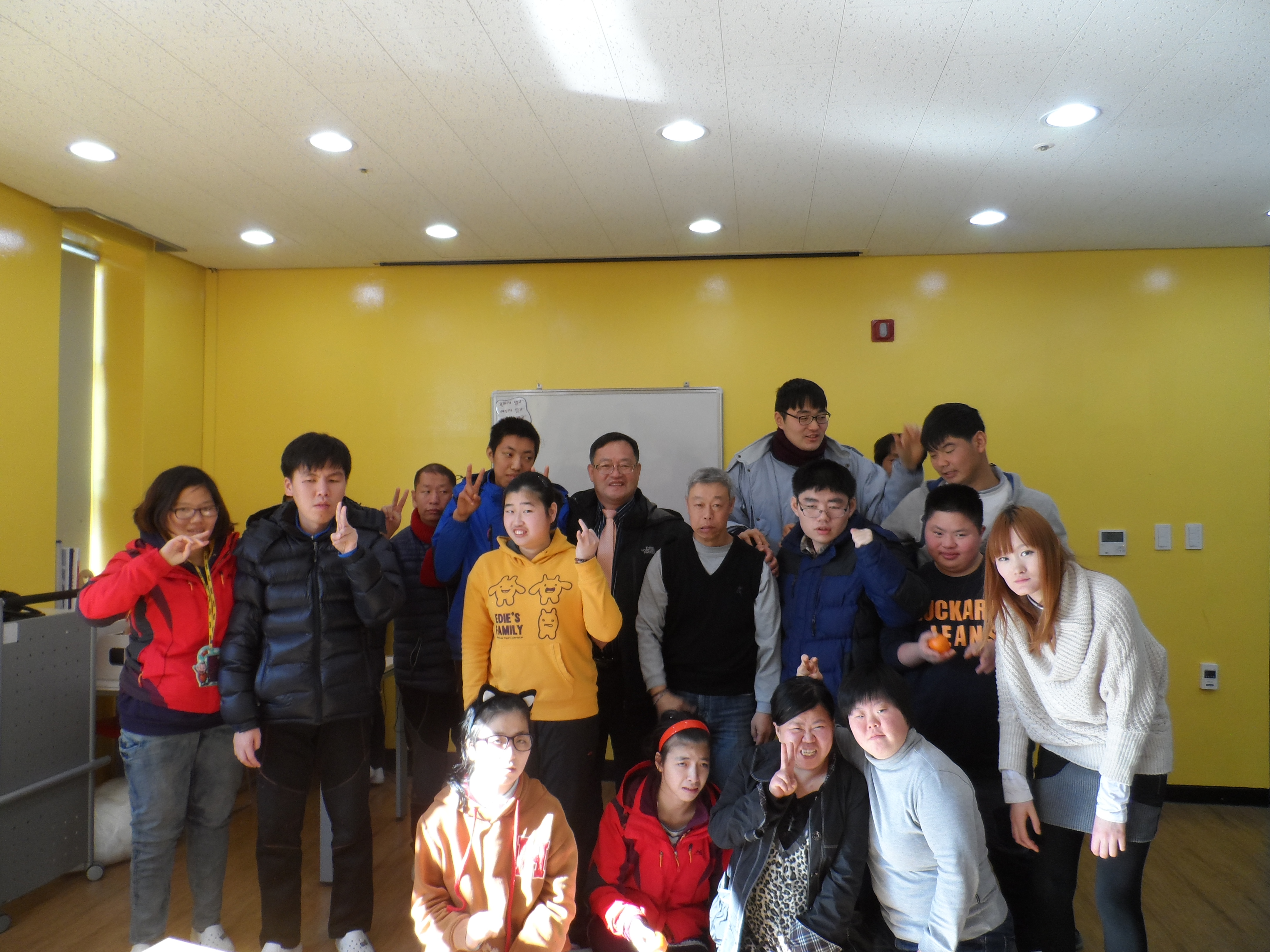 민주시민교육 후 단체사진 